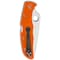 Spyderco 2024 Spyderco Endura 4 Lightweight Orange Flat Ground Plain SPY-C10FPOR - alternate 3